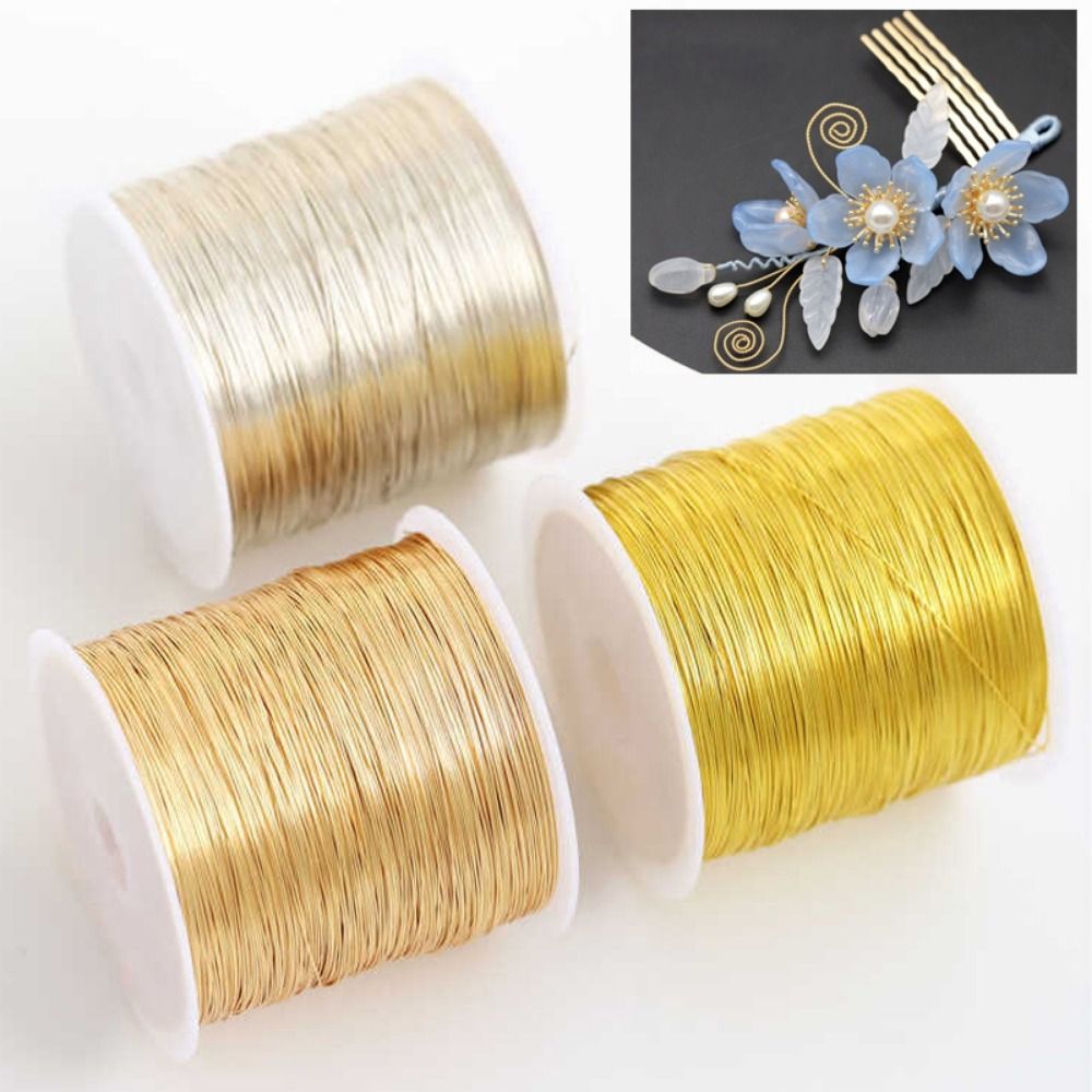 100m/roll Gold Plated Color Pr - Copper Wire Roll recension och pris