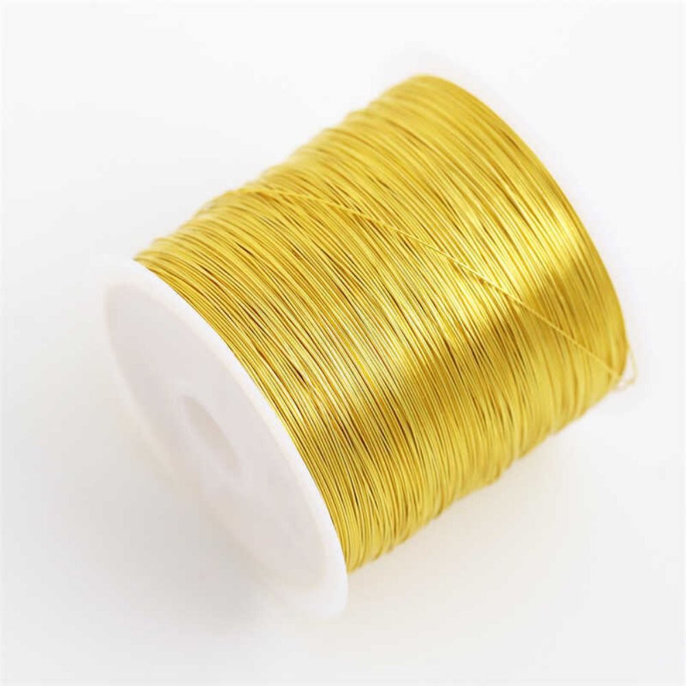 100m/roll Gold Plated Color Pr - Copper Wire Roll recension och pris