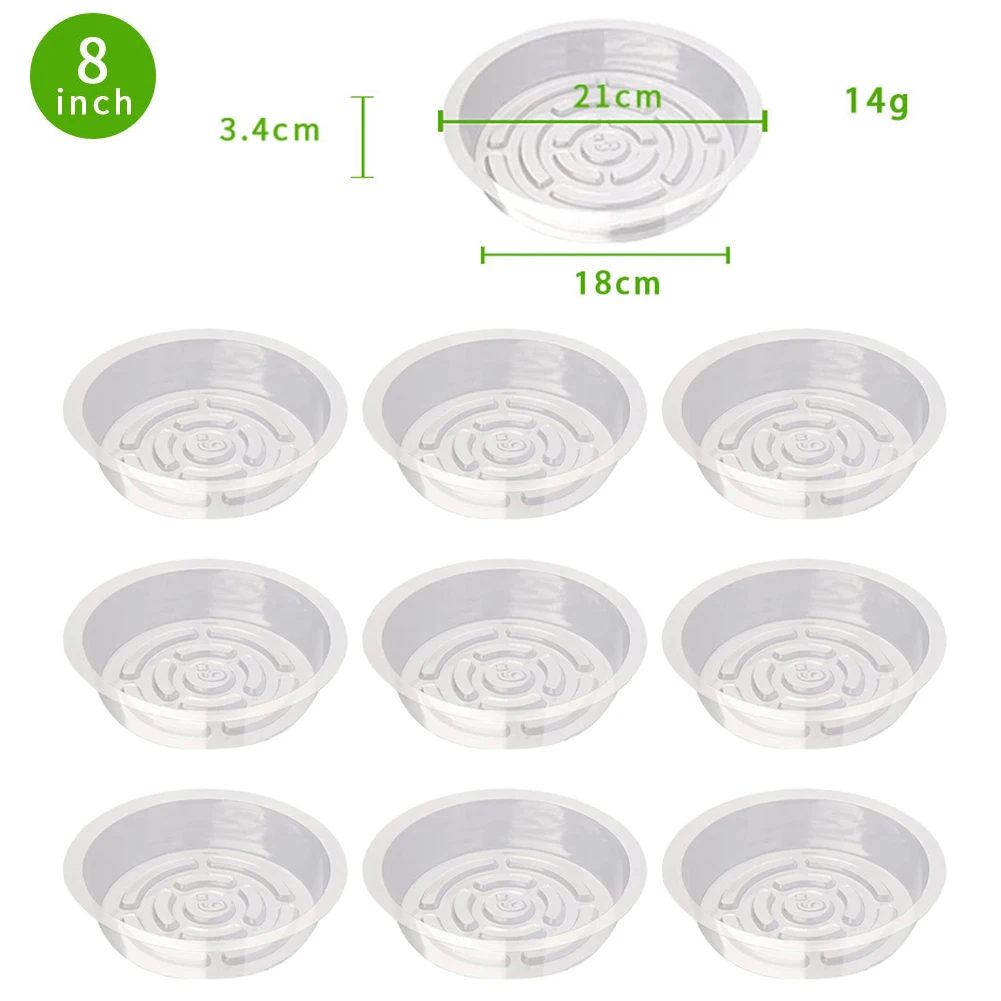 10/24pcs Plastic Plant Saucer  - Drip Tray Saucer recension och pris